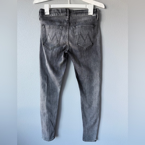 Mother grey Grim Shadows the Looker skinny jeans Women’s size 28 - Picture 7 of 11